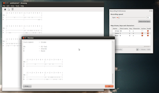 Screenshot of Drummy on Linux